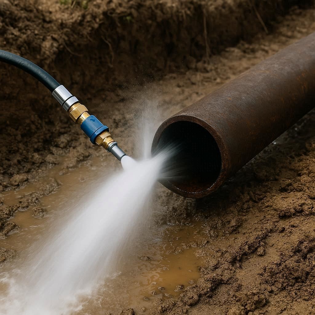 Гидродинамическая прочистка водопроводных труб в Наро-Фоминске